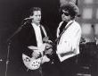 Roger McGuinn and Bob Dylan 1990, NYC.jpg